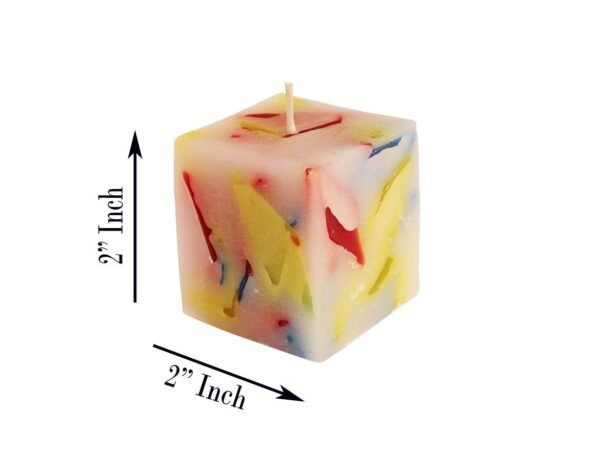 PURE INDIAN CANDLE-Handpourd Forest Scented Wax Candle-Multicolor (Pack Of 4)