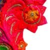 Mukherjee Handicraft-Terracotta Clay 5 Diwali Diya Decorative Tray-Multicolor