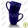 Divine Shop-Floral Design Coffee and Tea Cup-325 ml (Pack Of 2)